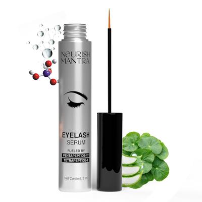 Nourish Mantra Eyelash Growth Serum | Eyelash Enhancing Serum for Longer, Thicker, and Fuller Lashes | Infused with Tetrapeptide, Pentapeptide, Got