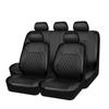9 Pieces Car Seat Covers Full Set Waterproof Front And Back Seat Protectors Hooks Included Universal For Cars Trucks And SUVs