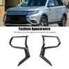 2Pcs Steering Wheel Cover Decoration Frame Trim Replacement for Mitsubishi Outlander 2023 Car