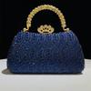 2025 Luxury Full Diamonds Evening Clutch Bag New Fashion Rhinestone Design High End Party Handbags Lady Trendy Shoulder Bag