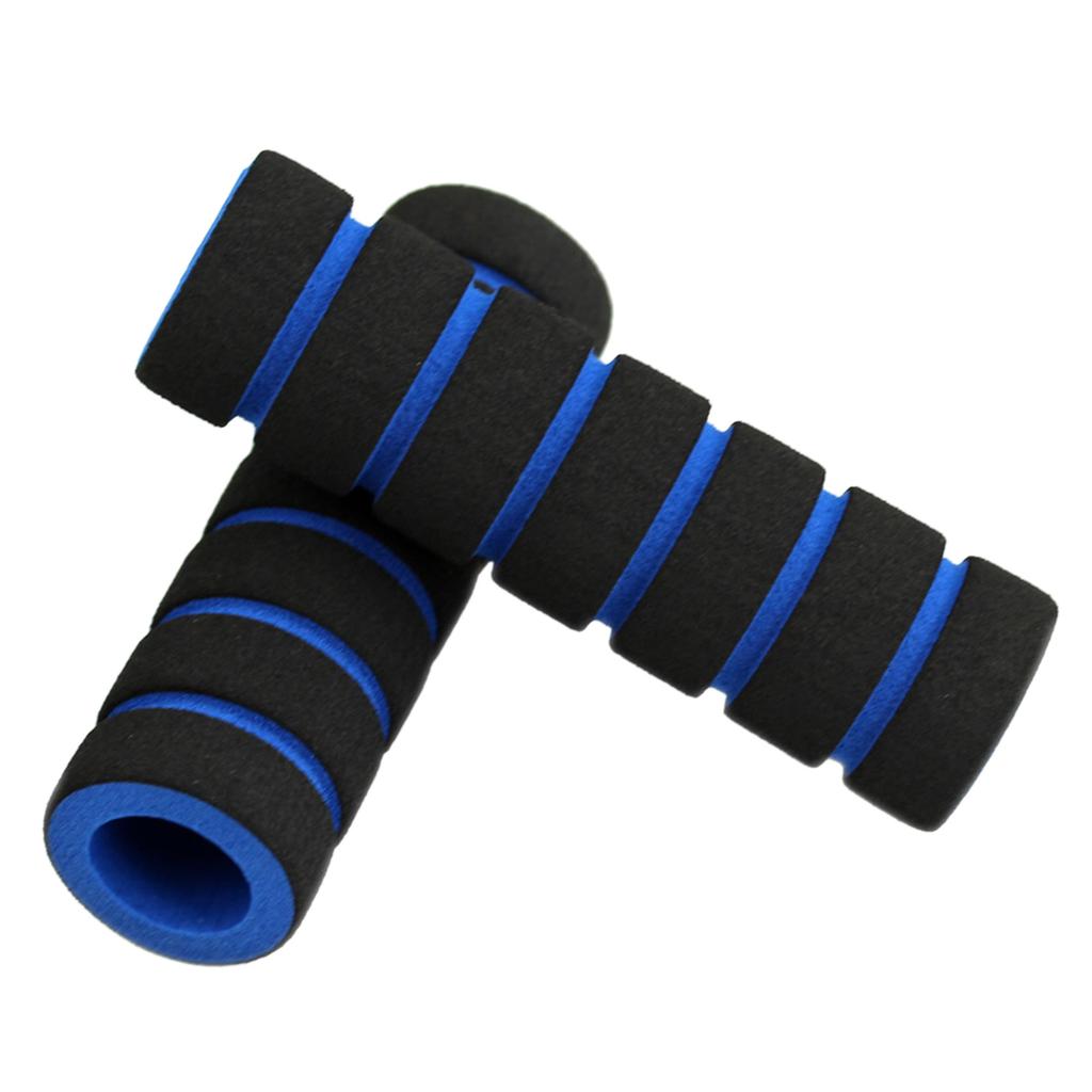 2 Pair Bicycles Handlebar Grip Soft Sponge Cover Bikes Handle Grip Cover Non-Slip Ergonomic Cycling Handle Bar Grips