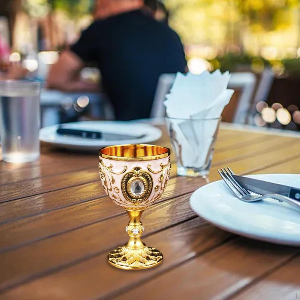 30ML Metal Embossed Wine Cup Halloween Party Camping European Style