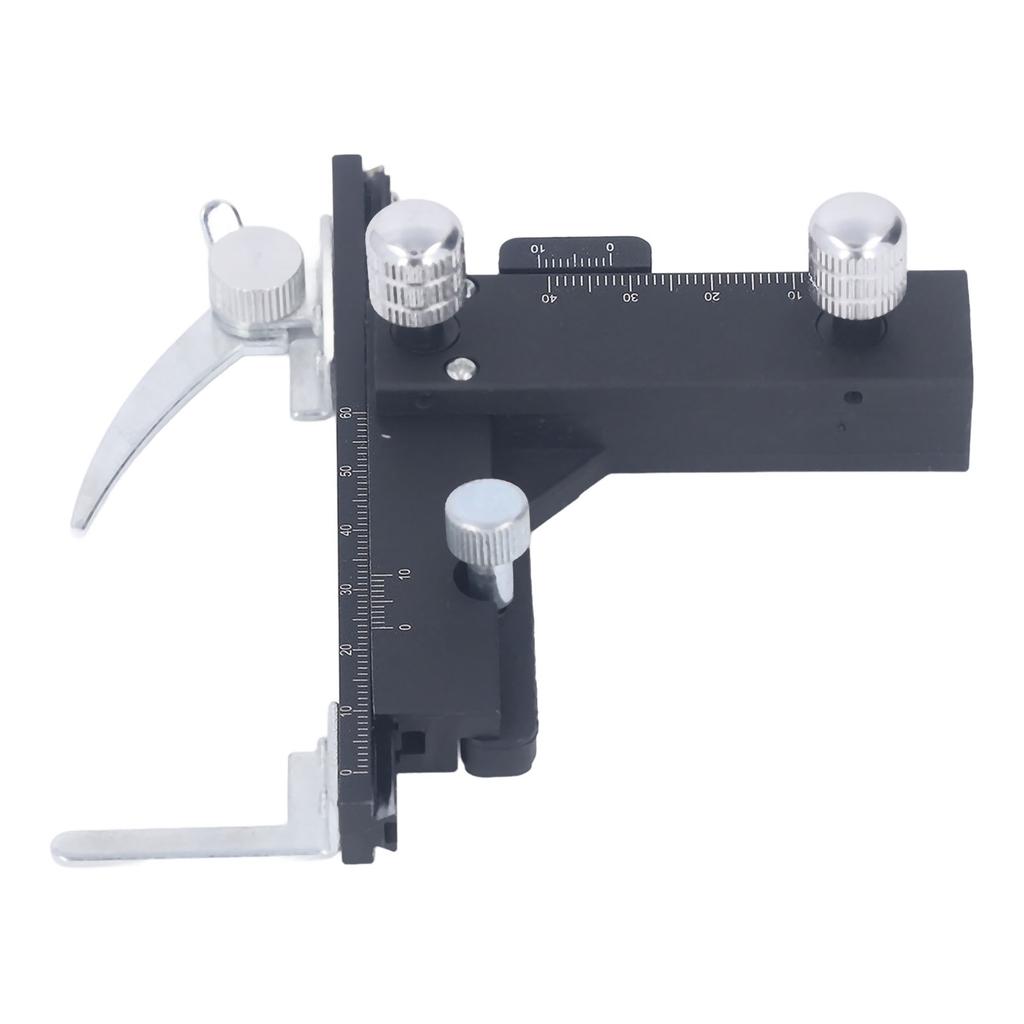 Microscope Movable Caliper Ruler Accessory Professional High Accuracy Mechanical X‑Y Movable Stage with Scale