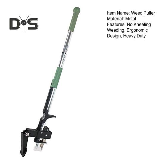 Extractor de buruieni cu mâner detașabil, cu cap de oțel cu 4 gheare, unealtă manuală pentru plivit, fără genunchi, îndepărtător de buruieni de grădină pentru păpădii, trifoi, gazon, terase