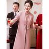 Elegant Mother's Wedding Banquet Qipao Two-Piece Set