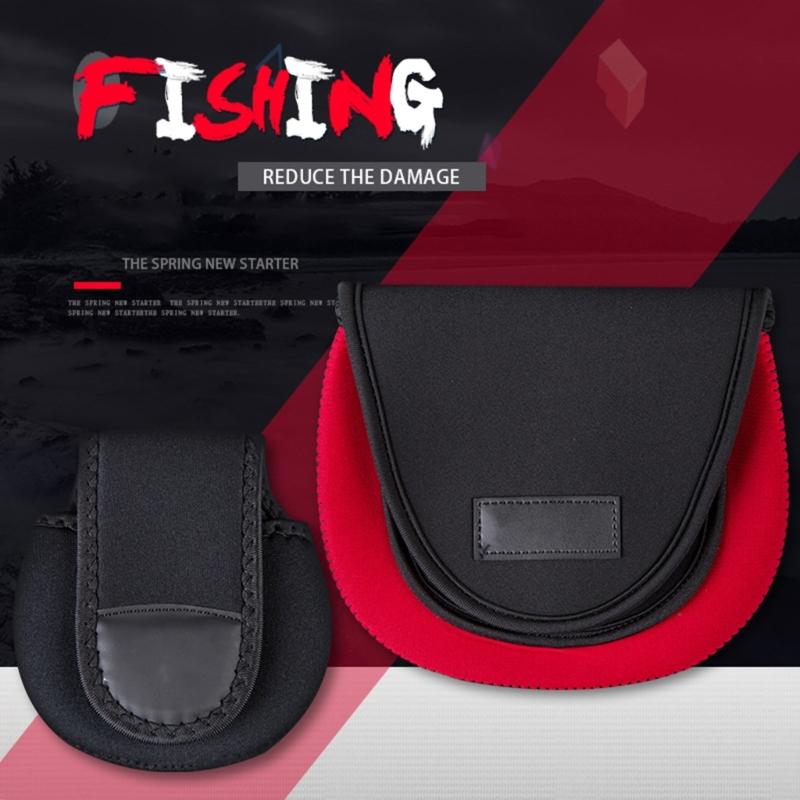 Spinning Reel Cases Protective Sleeves 5 Sizes Baitcasting Fishing Reel Pouch