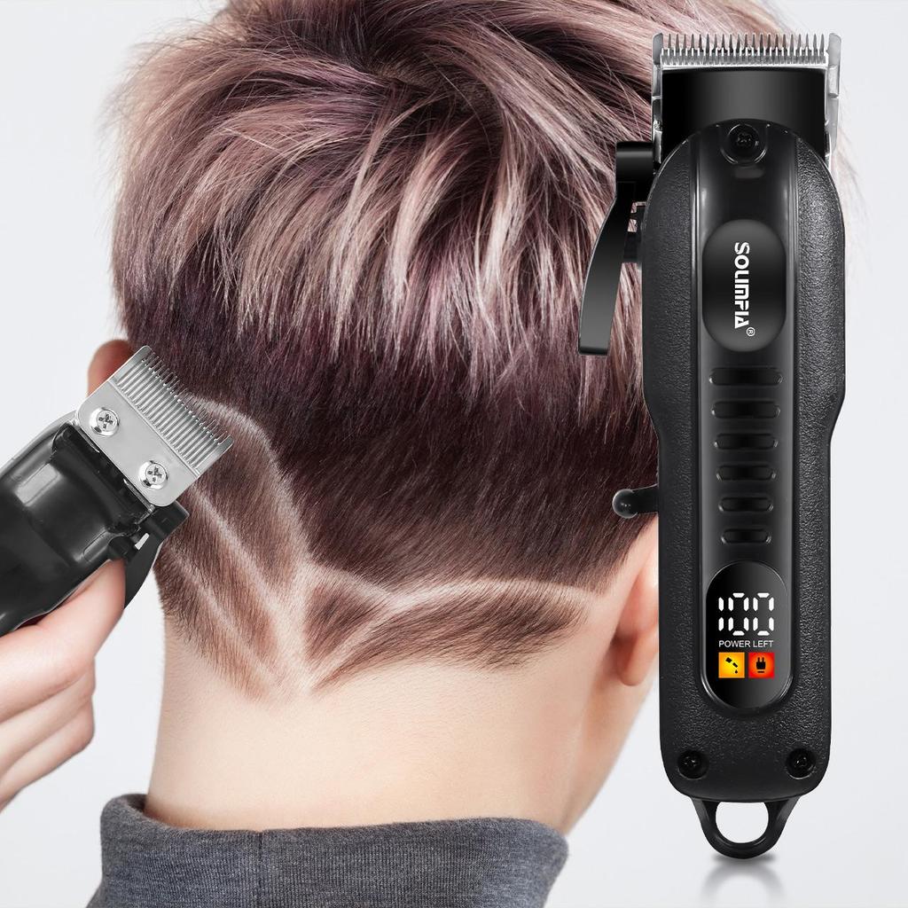Professional Hair Clippers for Men Corded Hair Clipper Hair Trimmer Zero 0MM T-Blade Trimmer