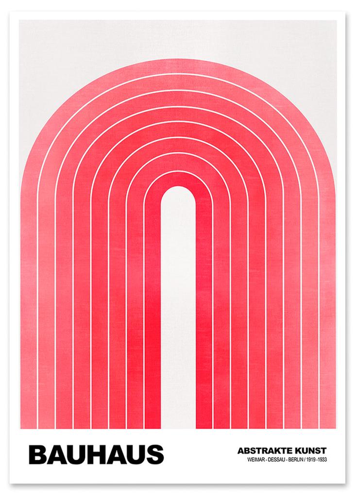 Poster Bauhaus arcobaleno