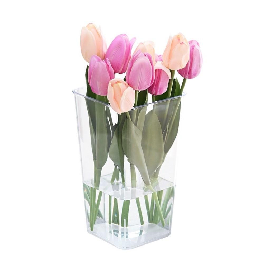 Acrylic Flower Bucket Nordic Style Flower Wake Up Vase New Flower Vase  Living Room