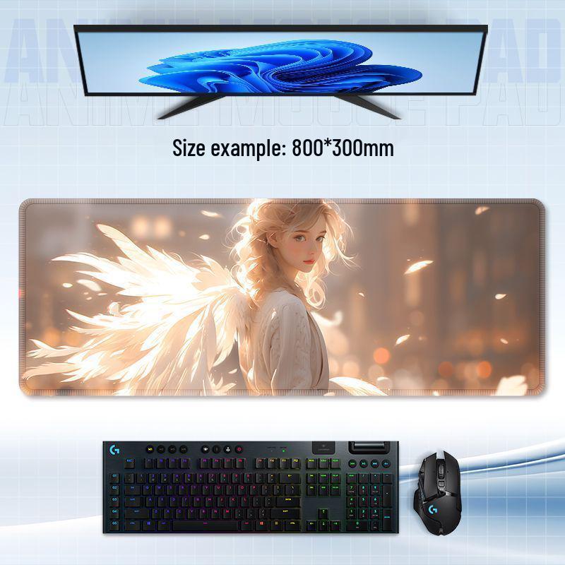 Extra Large Washable Mouse Pad: Stain-Resistant, Sweat-Proof Desk Mat for Dorm, Office, and Esports