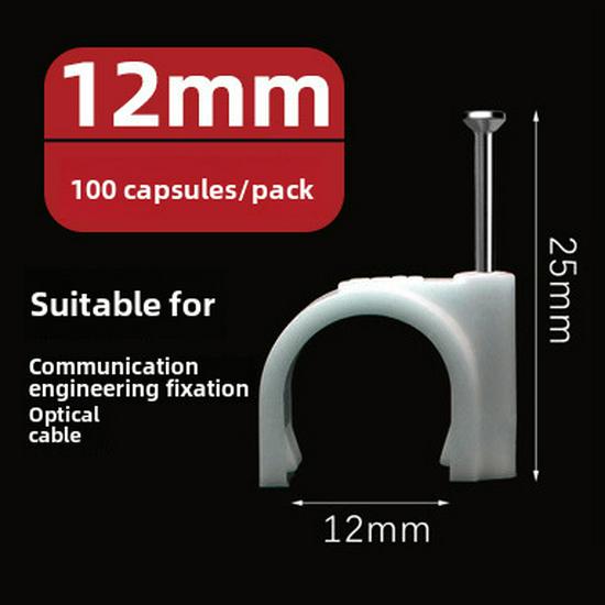 Clous en acier, fils et serre-câbles (4-50mm) - Pinces carrées et rondes en plastique/nylon