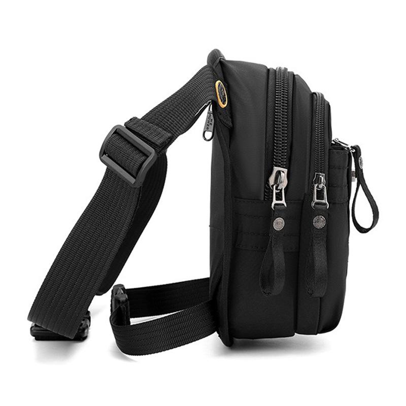 Marsupio da vita e gamba da uomo Borsa a marsupio per sport all'aperto Motociclista Viaggio Escursionismo Multi-tasche Nylon Maschile Borsa a cintura da coscia/fianco