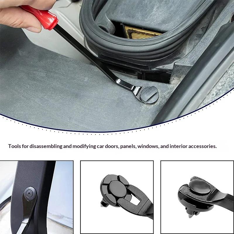 1-4pcs Auto Body Panel Door Fastener Car Clip Removal Pliers Tool Kit - Push Pin Trim Removal Pry Tool Repair Set for Automotive