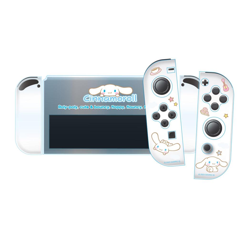 Allone Gaming Separate Clear Case Sanrio Characters Cinnamoroll x x 10cm Protects against scratches and dirt Compatible with Switch OLED display
