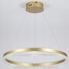 Led Ceiling Lamp Plafond Hanging Chandelier Ring Gold + Remote Control
