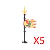 Military Building Blocks Solider Figures Medieval Crusaders Jerusalem Black Hawk Red Lion Knights Accessories Flags Vest MOC