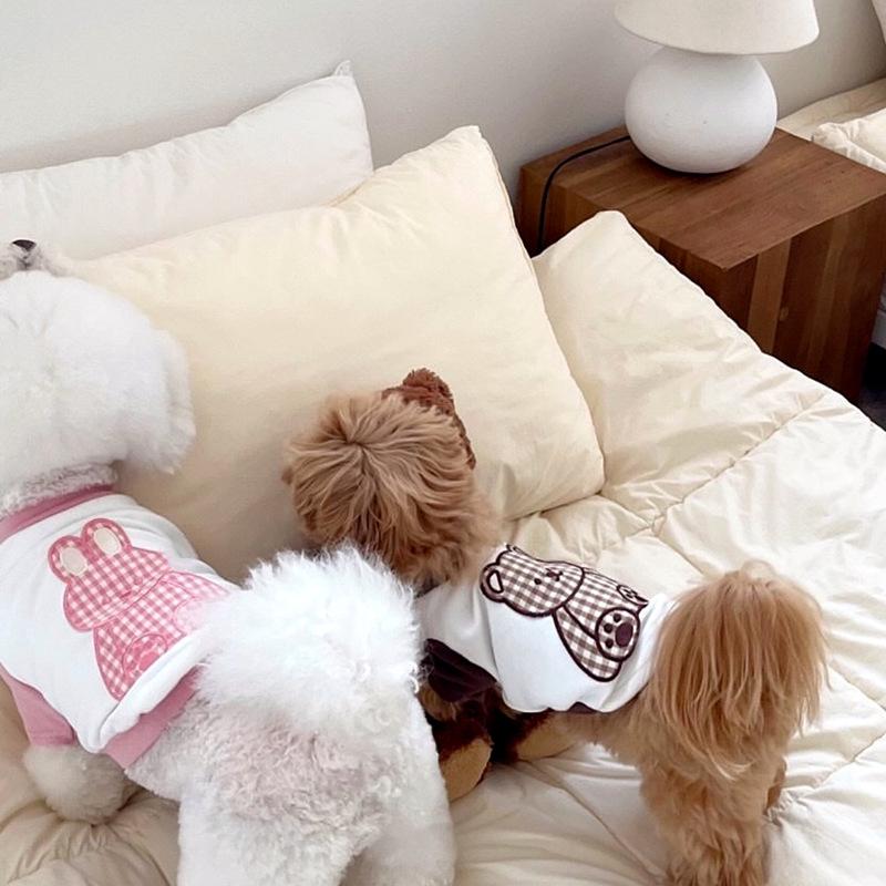 New INS style summer thin dog clothes pet Bichon Pomeranian Yorkshire poodle Teddy small dog T-shirt