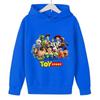 Adorable Toy Story Characters Light Purple Hoodie for Kids – Energetic Spring & Autumn Cartoon Jacket