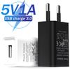 EU Plug 5V 1A Universal USB Wall CellPhone Charger Portable Charging Block Travel Power Adapters For IPhone IPad Samsung Xiaomi