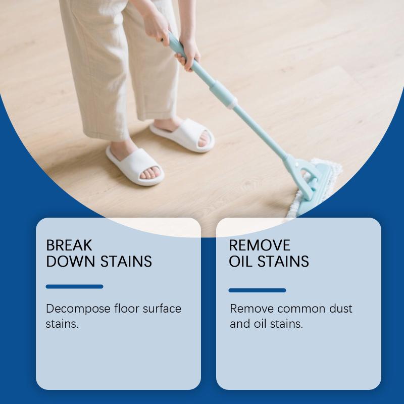Powerful Floor Cleaner for Tile Concentrated Solution Removes Stubborn Stains and Grease Suitable for Kitchen Bathroom