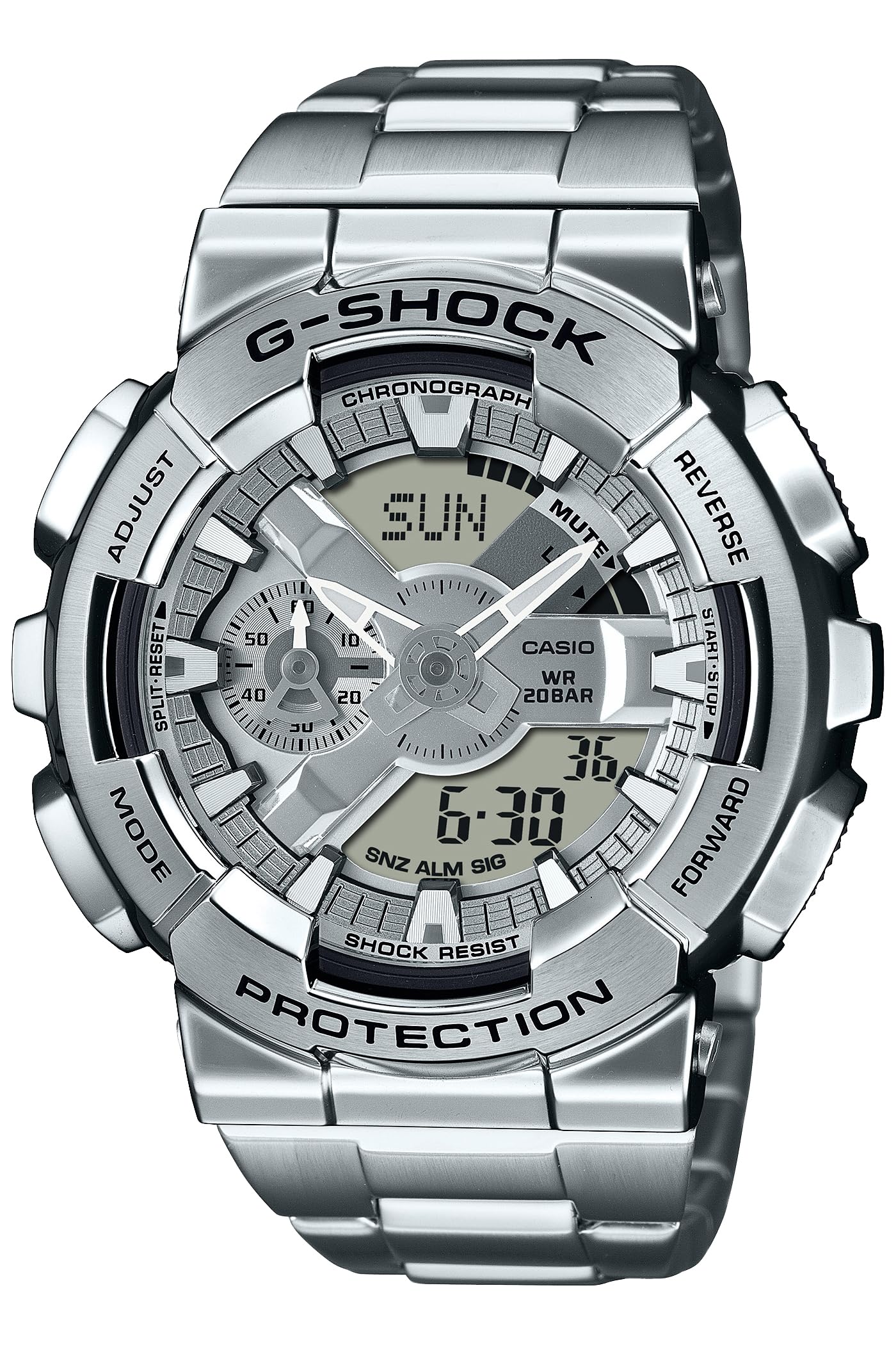 

Watch Metal Covered Silver [Casio] G-Shock [] GM-110D-8AJF Men s