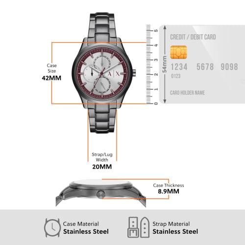 A|X Armani Exchange DANTE AX1877 Men's Gunmetal Watch