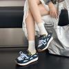 Leather German training shoes women's 2025 new mesh breathable platform casual sports board shoes comfortable and versatile Forrest Gump shoes tide