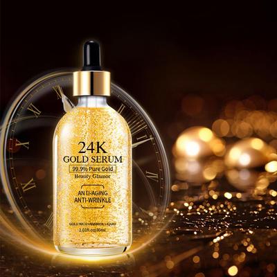 30ml Hyaluronic Acid 24K Gold Face Serum Moisturizing Skin Care Essence