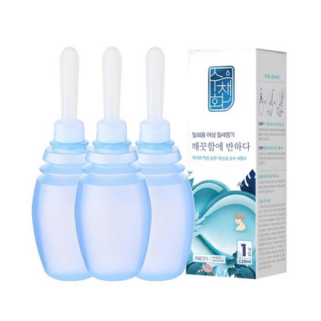 Watercolor Disposable Vaginal Cleanser (110ml, Pack of 3)