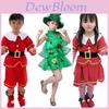 Betoverende Kerstboom Kostuums voor Meisjes Gezellige Kinder Cosplay Jurk Met Charmante Hoed
