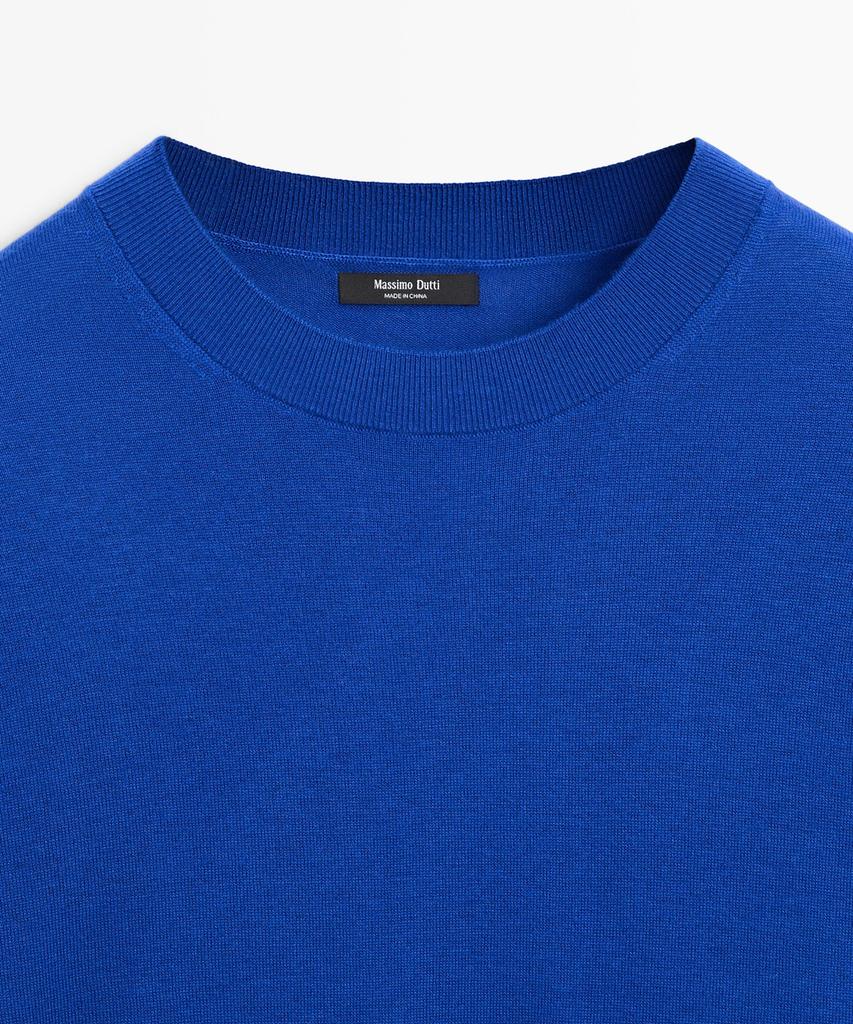 Masimodutti Wool Blend Fine Knit Sweater