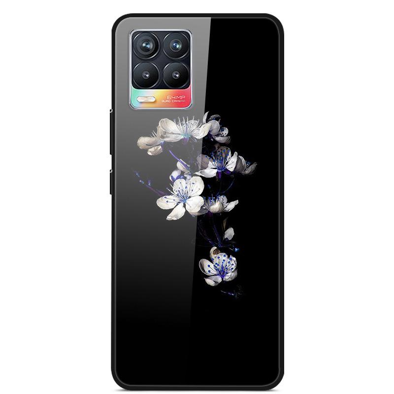 Glass Back Cover For Realme 8 Pro Case Tempered Glass Case For Realme 8 Pro 8i Realme 8 5G Phone Case Cover Realme8 5G Pro Funda