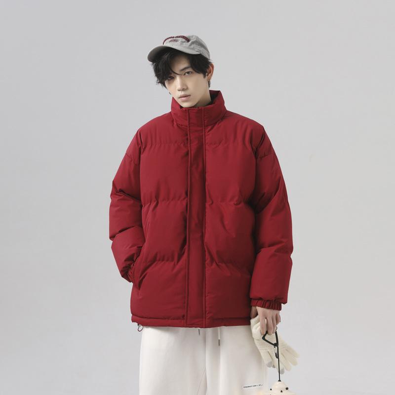 Cotton Suits Men and Women Same Style Winter Loose Standing Collar Waterproof Cotton Jacket Thickened Casual Cotton Jacket Couple Jacket