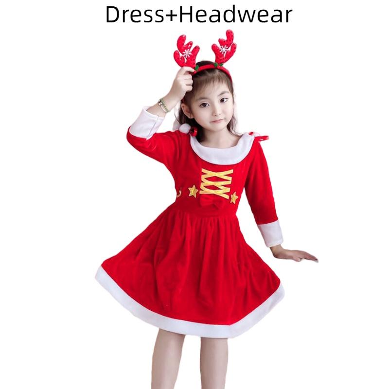 Girls Christmas Costume For Cosplay Cute And Lovely Princess Style European And American Fashion