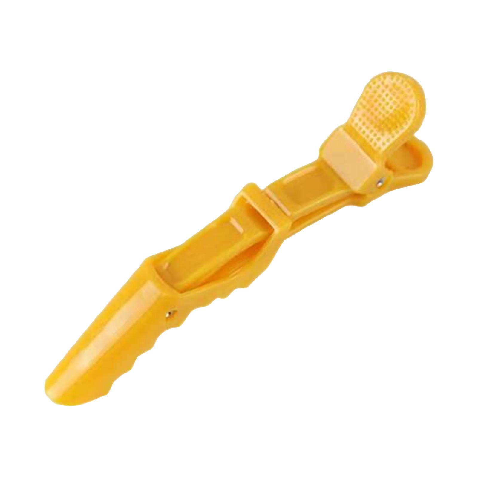 

Черная шпилька, бесшовная клипса для разделения при перманентной завивке и окрашивании One Size жёлтый