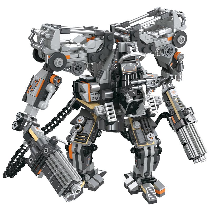 Science Fiction Building Blocks Action Robot Mecha MOC Bricks Toys Christmas Gifts for Boys Adult Children Desktop Decoration