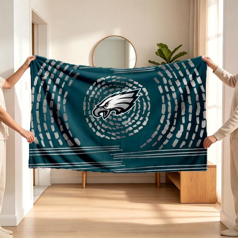 Philadelphia Eagles (6) Flanelinis pledas – švelnus akcentas miegamajam ir svetainei bei jaukia namų dovana