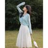 Women's Chic Sheer Detail Knit Top