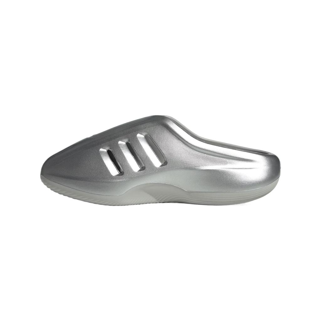 Adidas Originály Adifom Ii Infinity Mules Series Jednoduché Všestranné Ležérní Módní Protiskluzové Pantofle s Uzavřenou Špičkou Unisex Pantofle Stříbrné JQ9659