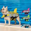 Enhanced Buoyancy Dog Swimsuit Waterproof Scales Shark Dog Clothes Dog Safety Vest  For Dogs