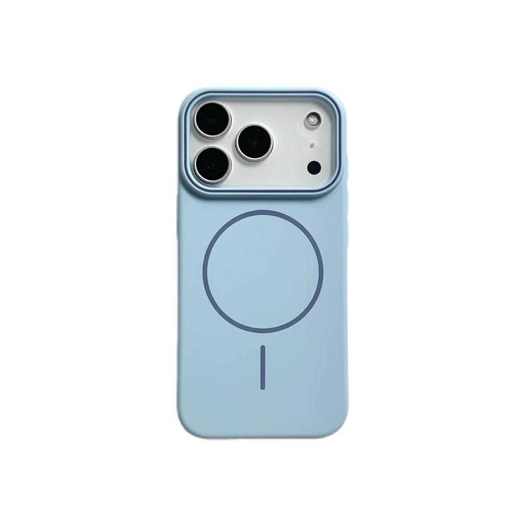 Soft and suitable for Apple 17Promax fine ring magnetic mobile phone case iPhone17 matte skin feel simple and anti-drop case