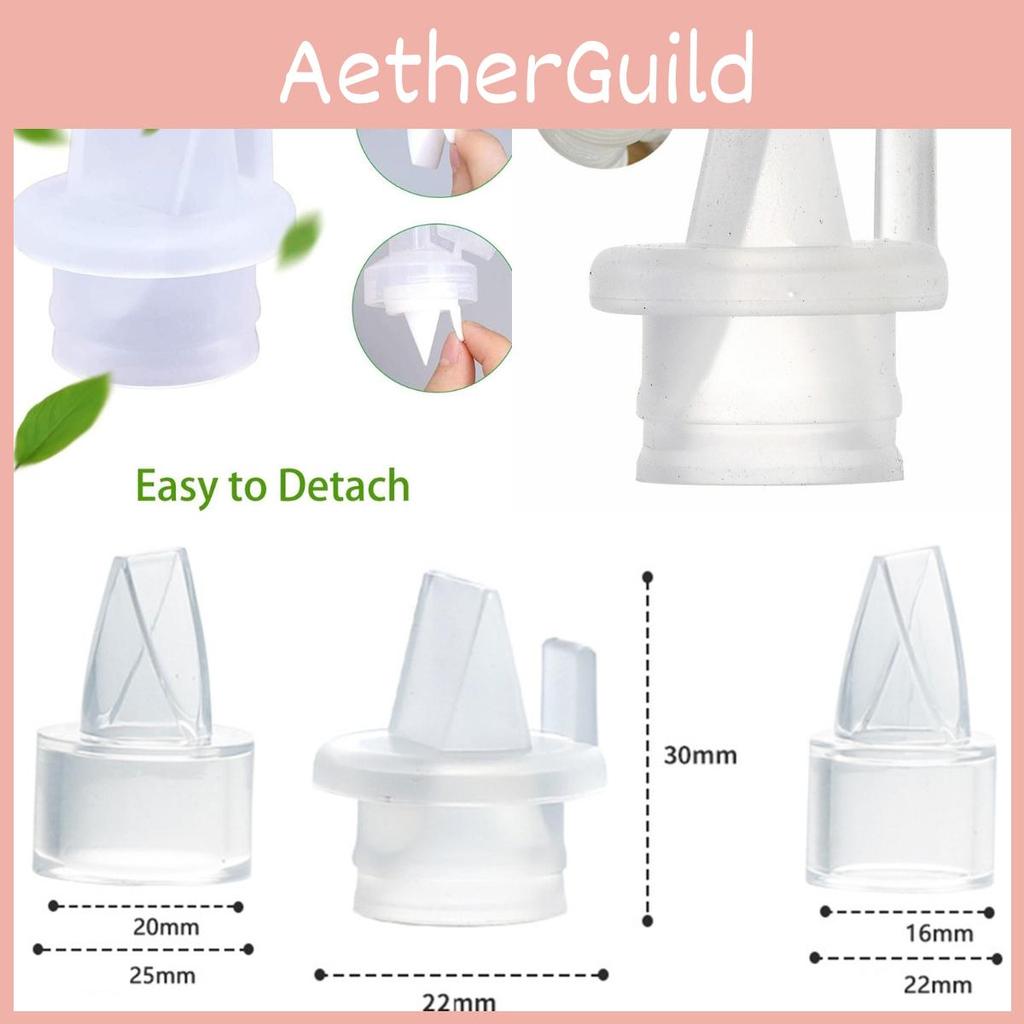 Manual Breast Pump Accessories Duckbill Valve And Inner Suction Port Food Grade Silicone