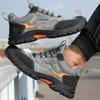 Men Safety Shoes Work Steel Toe Shoes Anti-Smash Anti-Puncture Men Boots Indestructible Shoe Comfortable Wear-Resistant Sneakers