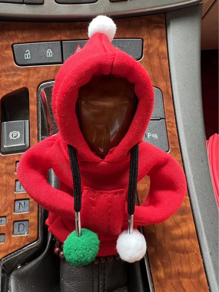 Santa Claus Gear Shift Knob Hoodie Cover
