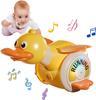 Interactive Electric Duck Musical Toy for Babies 18+ Months - Crawling & Head Lifting Training, Early Learning Educational Gift