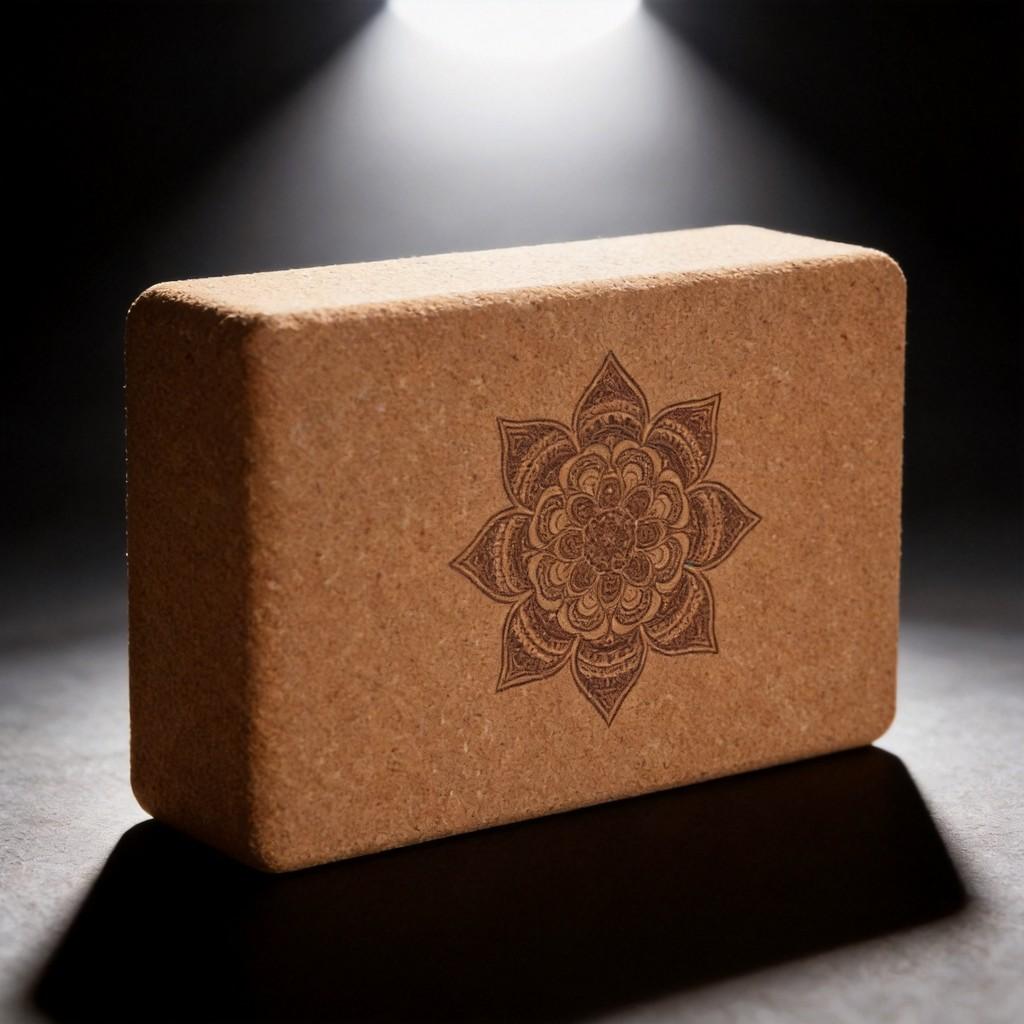 Yoga Brick High Density Non Slip Foam With Mandala Design For Fitness And Massage