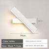LED Wall Lamp Nordic Study Rotary Dimming Reading Wall Lamp Living Room Bedroom Bedside Aisle Lamps