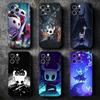 H-Hollow K-Knight Game Soft Phone Case for iPhone 16 16E 17 Air 15 Pro Max 14 Plus 13 Mini 11 12 7 Black Cover Back Shell
