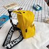 Cute Small Bag Women's New Internet Celebrity Versatile Canvas Crossbody Breast Bag Trendy Cool Female Student Shoulder Bag
