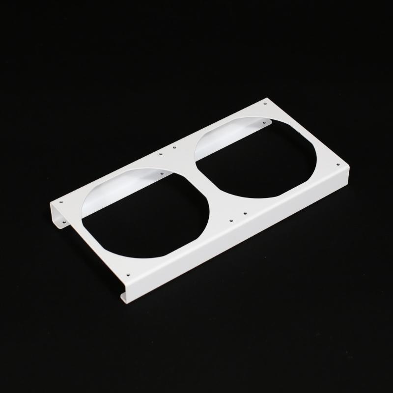 Universal 12cm PC Fan Mounting Bracket Zinc Coated Metal 25mm Elevations For Optimal Heat Dissipation And Ventilation